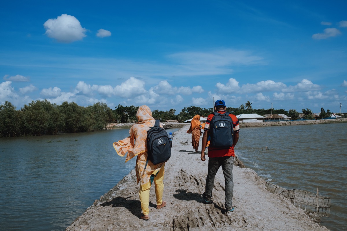 Cyclone disaster recovery in Khulna, Bangladesh