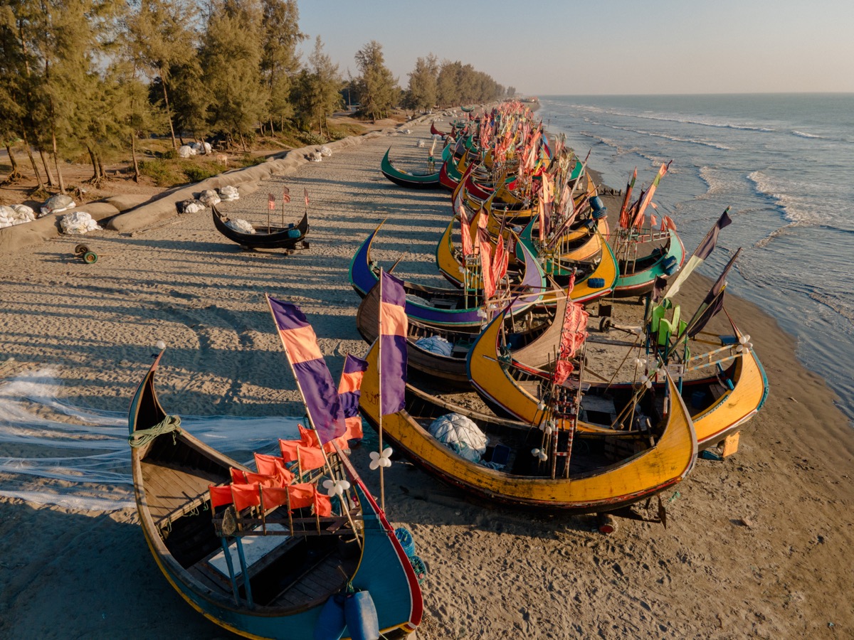 Cox's Bazar coastline, Bangladesh
