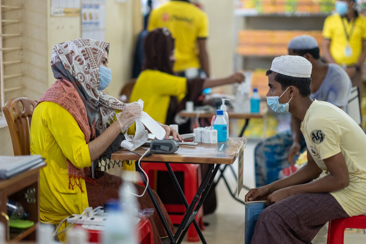 Registration at Cox's Bazar refugee camp